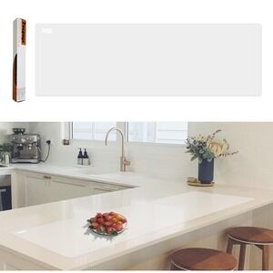 49.2" x 15.7" Large Silicone Mat for Kitchen Counter Protector